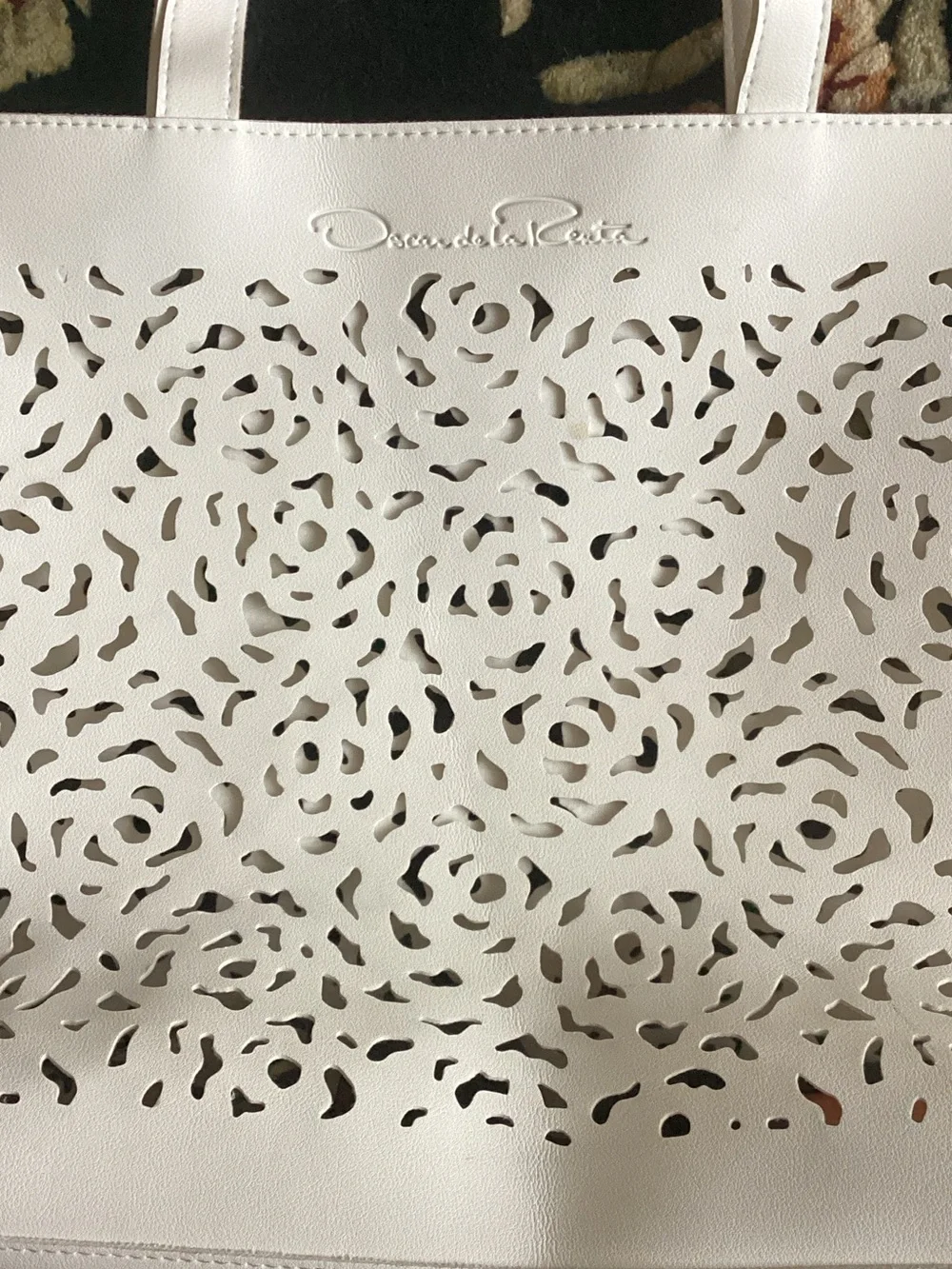 Oscar de la Renta elegant tote
